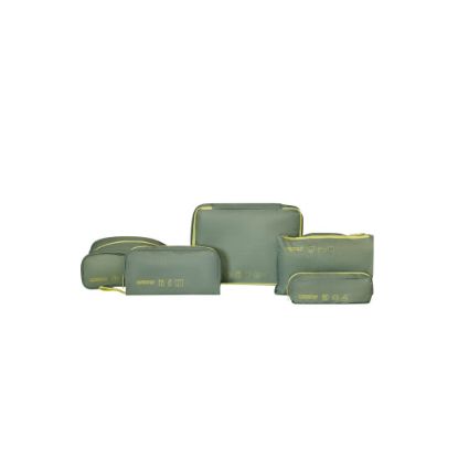 Bild von Packorganizer-Set, 5-tlg., Olive/Lime