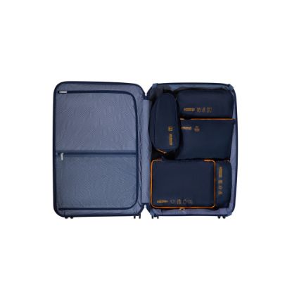 Bild von Packorganizer-Set, 5-tlg., Navy/Orange