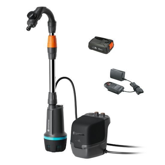 Bild von Akku-Regenfasspumpe "2400 ComfortAutomatic 18V P4A Ready-To-Use"