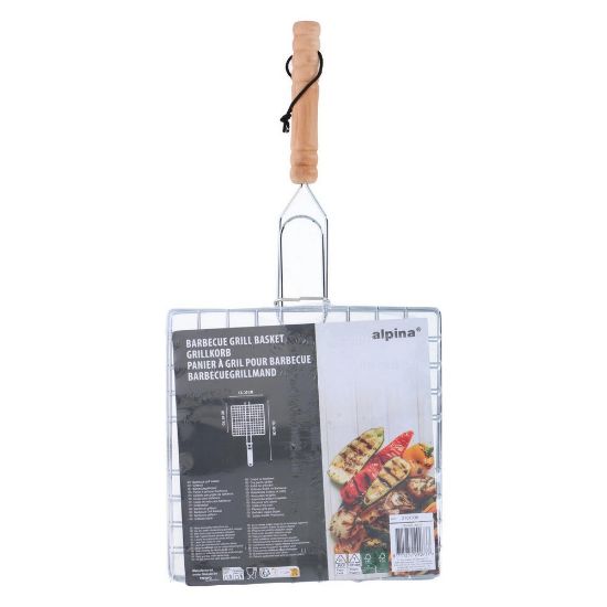 Bild von Grillkorb 20x20cm, quadratisch