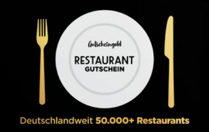 Bild von Gutscheingold RESTAURANT eGift 30€