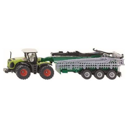 Bild von Traktor "Claas Xerion" mit Fasswagen