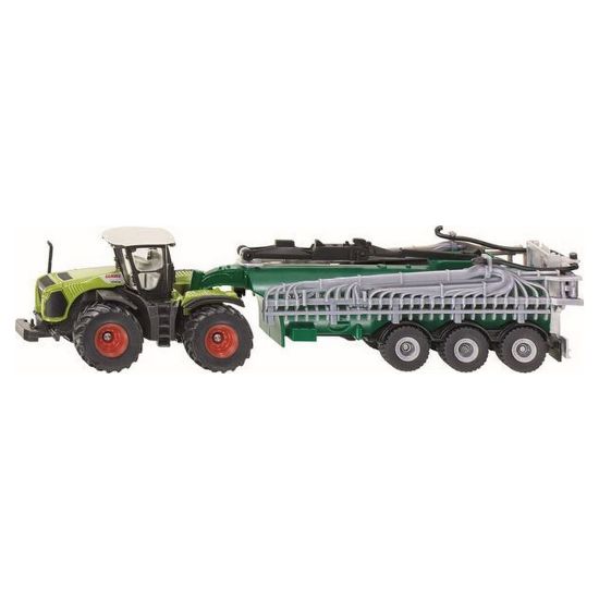 Bild von Traktor "Claas Xerion" mit Fasswagen