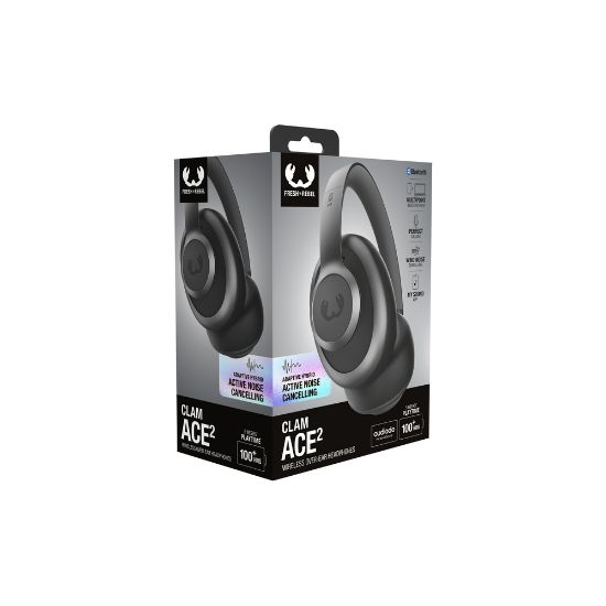 Bild von Wireless Over-Ear-Kopfhörer "Clam Ace 2" mit Adaptive Hybrid-ANC, Storm Grey