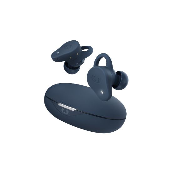 Bild von True Wireless In-Ear-Sport-Kopfhörer "Twins Rush" mit Hybrid-ANC, Steel Blue