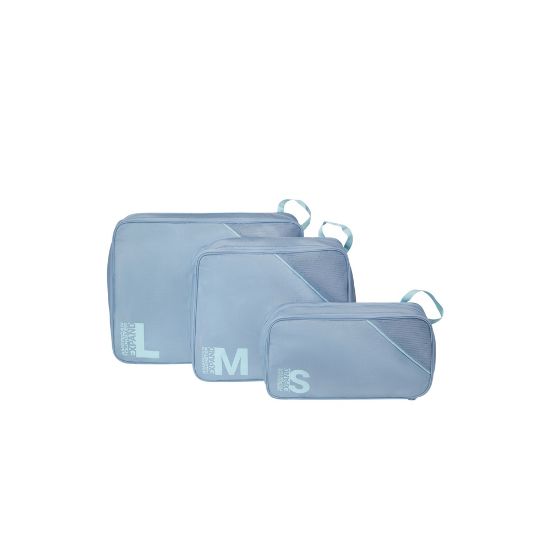 Bild von Packwürfel-Set, 3-tlg., Stone Blue/Blue