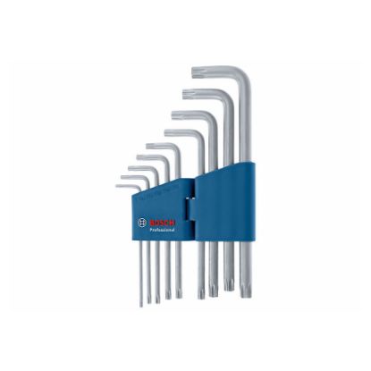 Bild von Professional Winkelschlüsselsatz "TORX", 9-tlg.