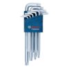 Bild von Professional Winkelschlüsselsatz "TORX", 9-tlg.