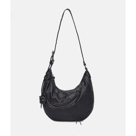 Bild von Schultertasche "Luna II Hobo", S, Black