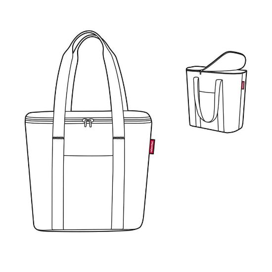 Bild von Kühltasche "Thermoshopper", twist silver