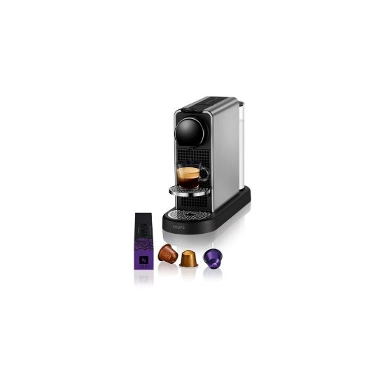 Bild von Kapselmaschine Nespresso "Citiz Platinum", titan