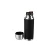 Bild von Sleeve-Isolierflasche "Senator", 0.5l, Edelstahl/schwarz