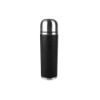 Bild von Sleeve-Isolierflasche "Senator", 0.5l, Edelstahl/schwarz