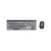 Bild von Kabellose LED-Multi-Device-Tastatur "QWERTZ" mit Maus "WKM-750", Schwarz