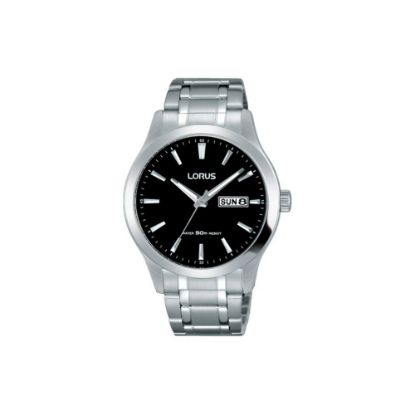 Bild von Herrenuhr Stahl "50M WR", schwarz