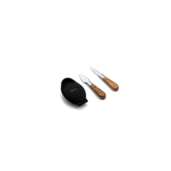 Bild von Luxus-Austernmesserset aus Olivenholz "Lou Style de Vie"