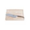 Bild von Santokumesser Olivenholz mit Holzschneidebrett "Style de Vie Luxury Line"