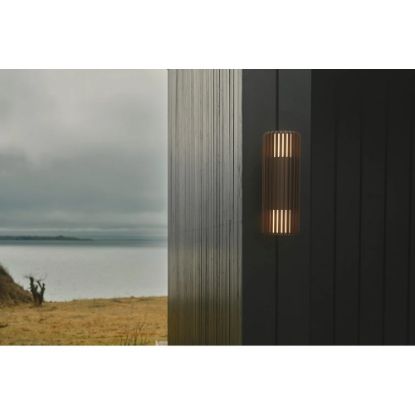 Bild von Doppelte Wandleuchte "Aludra", seaside metallic braun