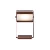 Bild von Solar Batterie Tischlampe "Saulio", hellbraun