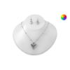 Bild von Schmuckset "Heart & Harmony", Edelstahl, silber
