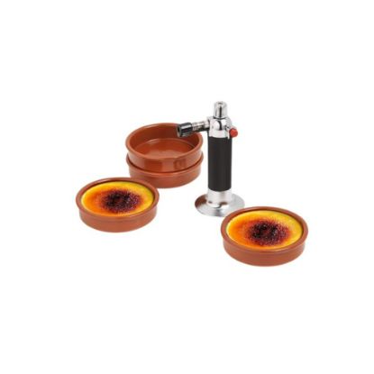 Bild von Creme brulee Set, Brenner mit 4 Schüsseln