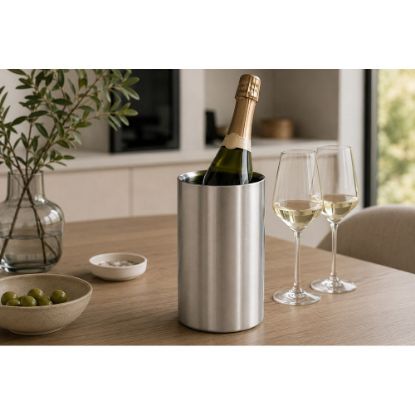 Bild von Doppelwandiger Edelstahl-Champagner-/Weinkühler