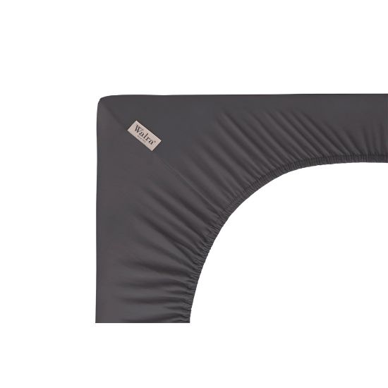 Bild von Stretch Spannbettlaken "Jersey", anthrazit Größe 140 x 200/210 cm