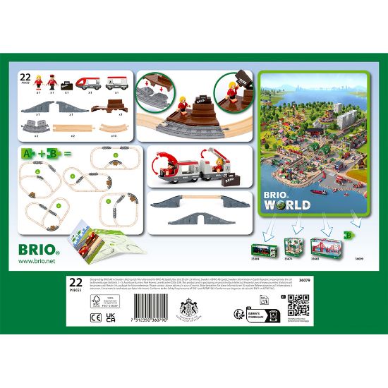 Bild von Spielset "Brio World" Reisezug Starter-Set A