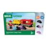 Bild von Spielzeugzug "Brio World" Güterzug mit Farbwechsel-Zubehör
