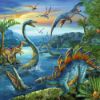 Bild von Puzzle: Faszination Dinosaurier, 3x49 Teile