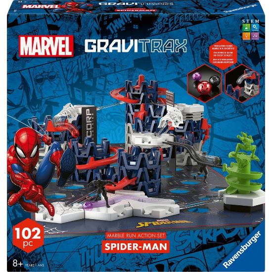 Bild von Konstruktionsspiel "GraviTrax Base" Spider-Man Action-Set M