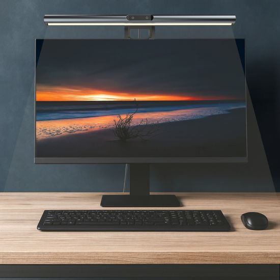 Bild von LED-Monitorleuchte "LightBar", silber