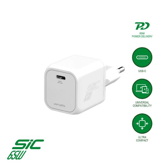 Bild von Ladegerät "PDPlug", SiC, 65W, weiß