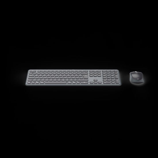 Bild von Kabelloses Tastatur-Maus-Set "WKM-550 QUERTZ", Schwarz