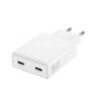 Bild von Netzladegerät "PDPlug Slim Dual", GaN, 65W, weiß
