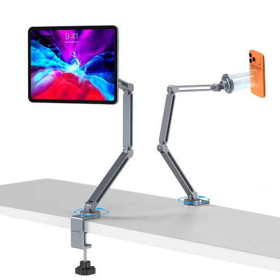 Bild von Magnetische Tablet-/Smartphone-Halterung "ErgoPro Desk Clamp"