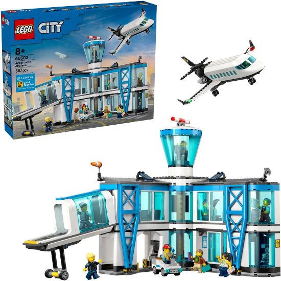 Bild von Bauspielzeug "City 60502" Flughafen mit Flugzeug