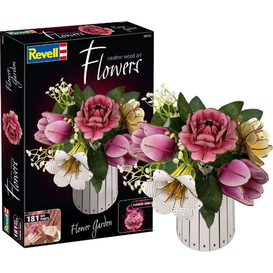 Bild von Bausatz Flower Garden Holzblumen