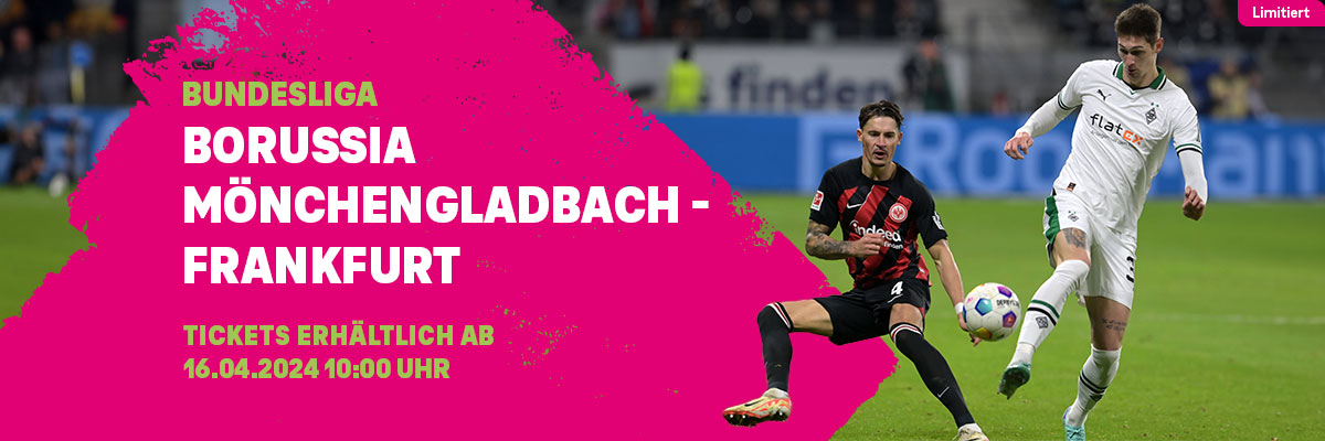 Fußballbundesliga: Borussia Mönchengladbach - Eintracht Frankurt